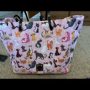 Disney Dooney and Bourke Cats(pink) Tote